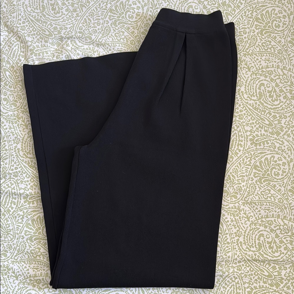 Zara wide leg knit Black Trousers